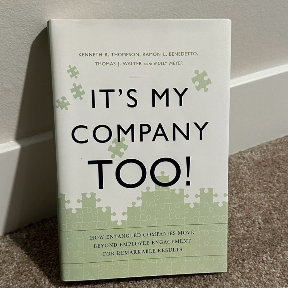 IT'S MY COMPANY TOO!
HOW ENTANGLED COMPANIES MOVE
BEYOND EMPLOYEE ENGA…